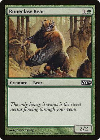 Runeclaw Bear [Magic 2012] | Arkham Games and Comics