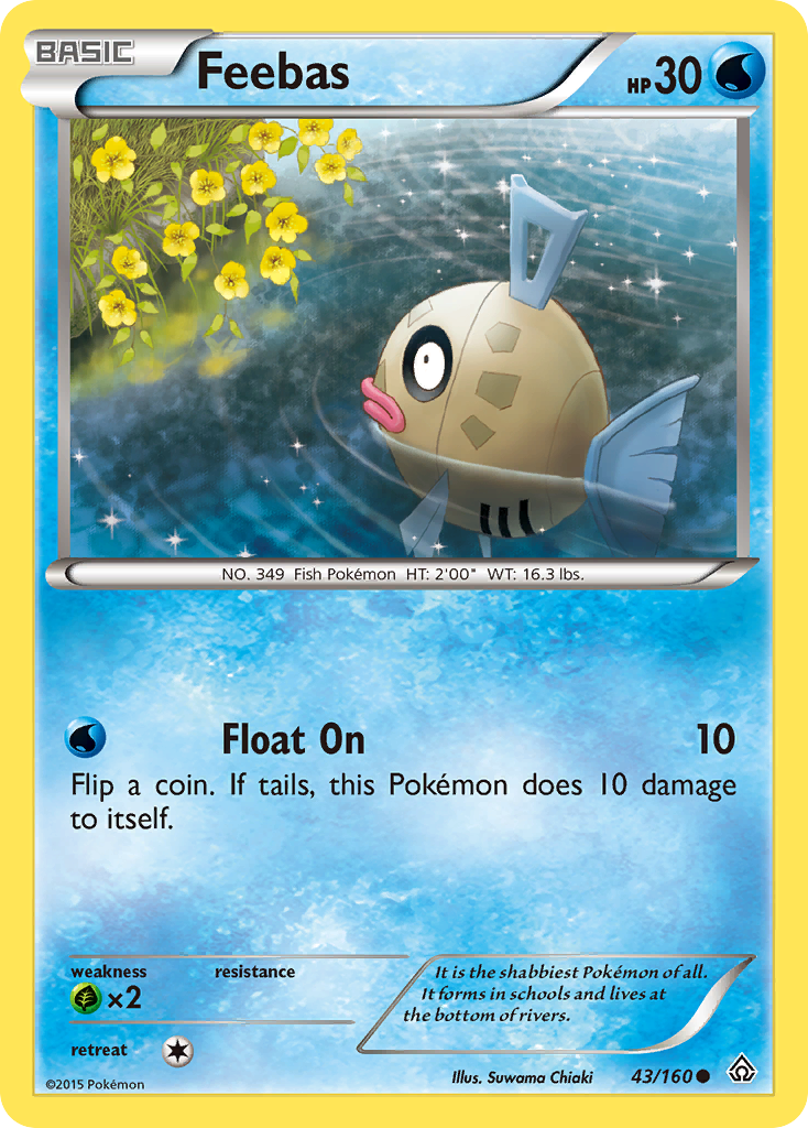 Feebas (43/160) [XY: Primal Clash] | Arkham Games and Comics