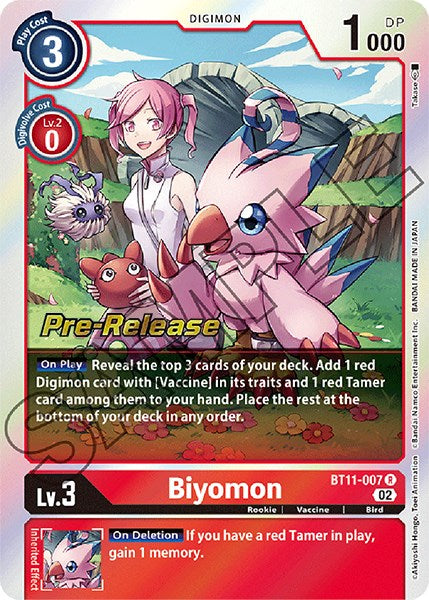 Biyomon [BT11-007] [Dimensional Phase Pre-Release Promos] | Arkham Games and Comics