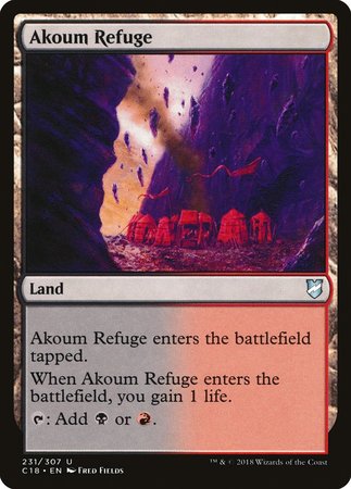 Akoum Refuge [Commander 2018] | Arkham Games and Comics