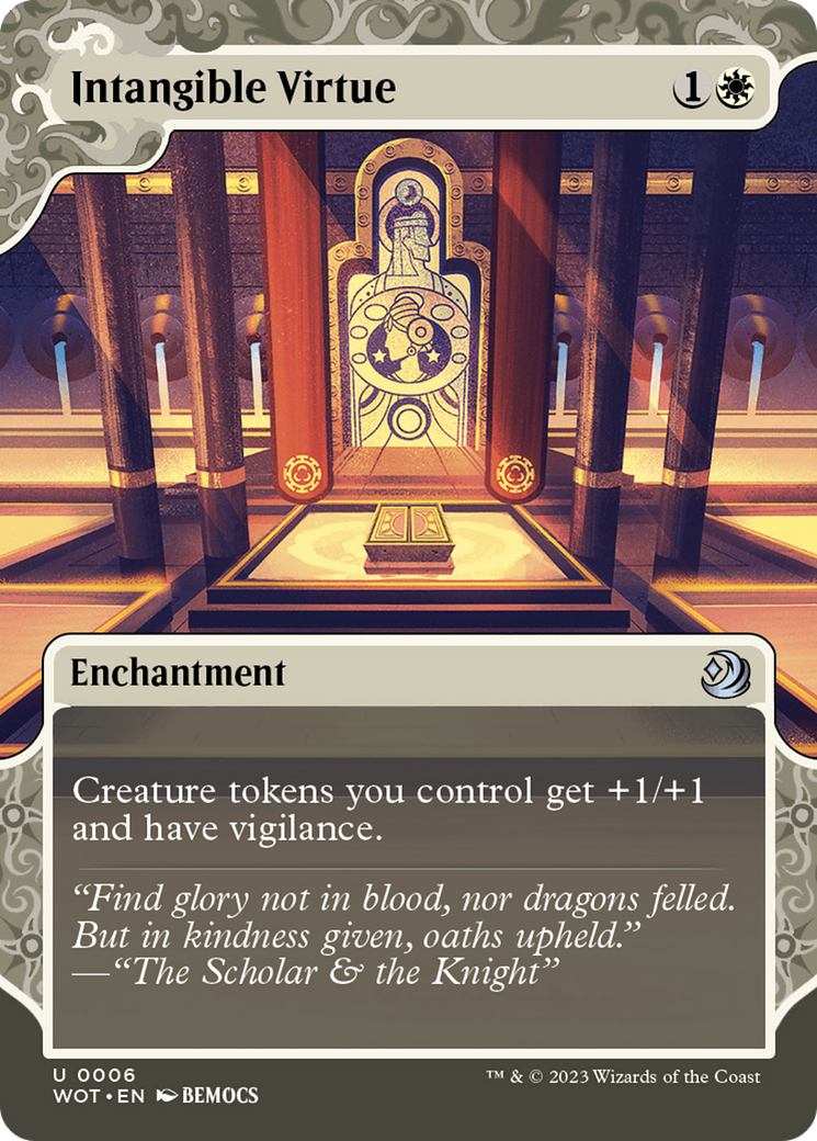 Intangible Virtue [Wilds of Eldraine: Enchanting Tales] | Arkham Games and Comics