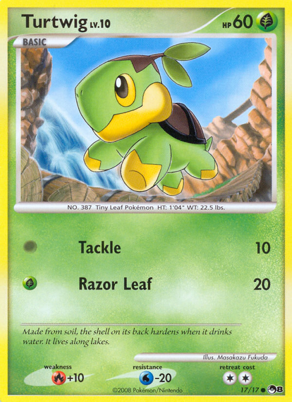 Turtwig (17/17) [POP Series 8] | Arkham Games and Comics