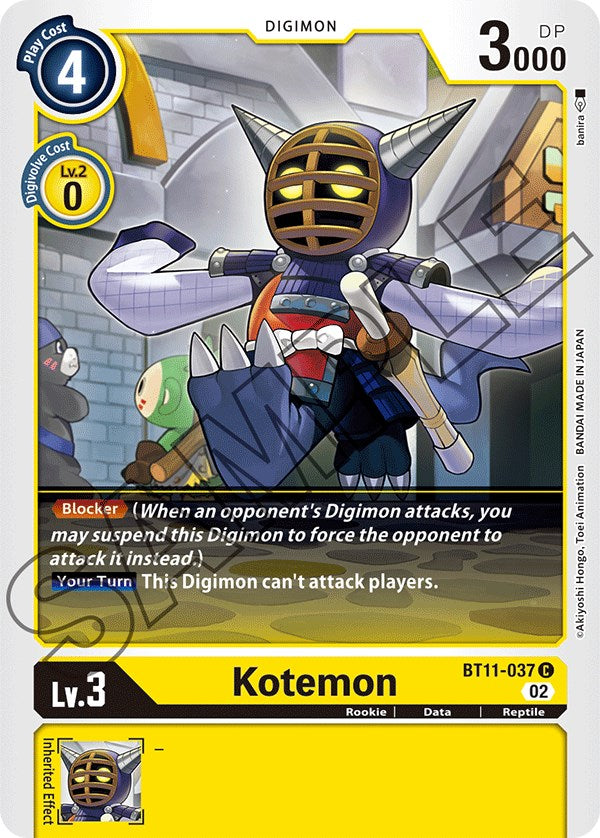 Kotemon [BT11-037] [Dimensional Phase] | Arkham Games and Comics