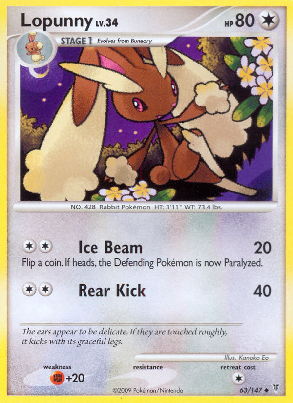 Lopunny (63/147) [Platinum: Supreme Victors] | Arkham Games and Comics