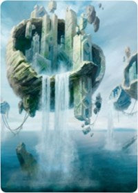 Island 2 Art Card [Zendikar Rising Art Series] | Arkham Games and Comics