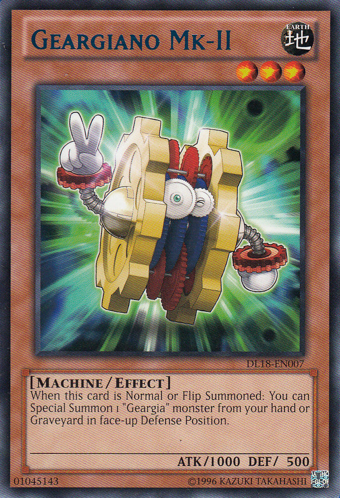 Geargiano Mk-II (Blue) [DL18-EN007] Rare | Arkham Games and Comics