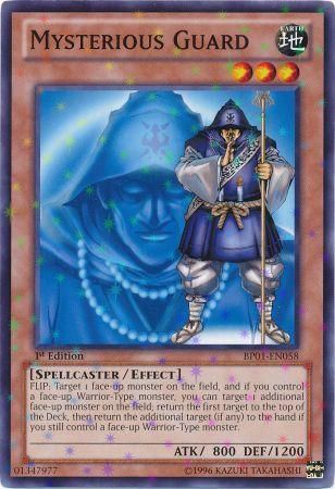 Mysterious Guard [BP01-EN058] Starfoil Rare | Arkham Games and Comics