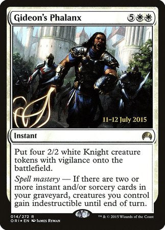 Gideon's Phalanx [Magic Origins Promos] | Arkham Games and Comics