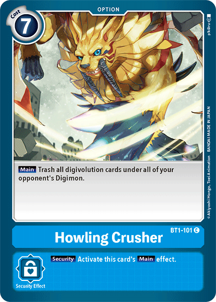 Howling Crusher [BT1-101] [Release Special Booster Ver.1.5] | Arkham Games and Comics