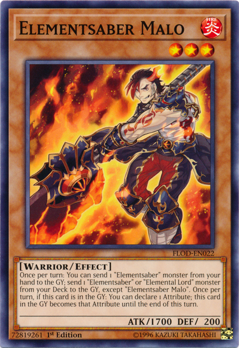 Elementsaber Malo [FLOD-EN022] Common | Arkham Games and Comics