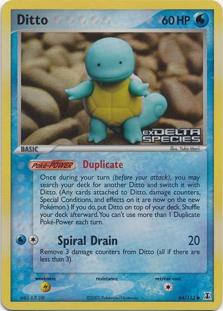 Ditto (64/113) (Stamped) [EX: Delta Species] | Arkham Games and Comics