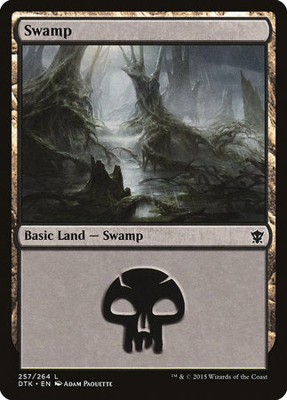 Swamp (257) [Dragons of Tarkir] | Arkham Games and Comics