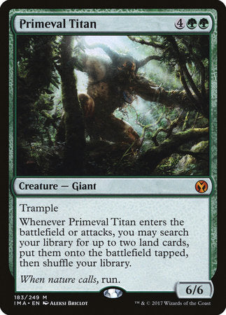 Primeval Titan [Iconic Masters] | Arkham Games and Comics