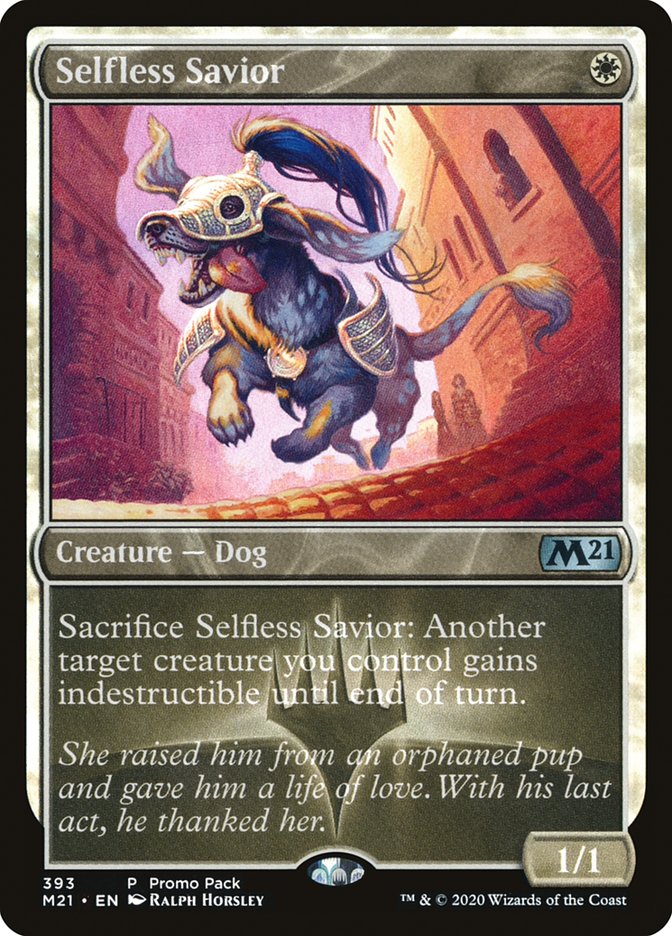 Selfless Savior (Promo Pack) [Core Set 2021 Promos] | Arkham Games and Comics