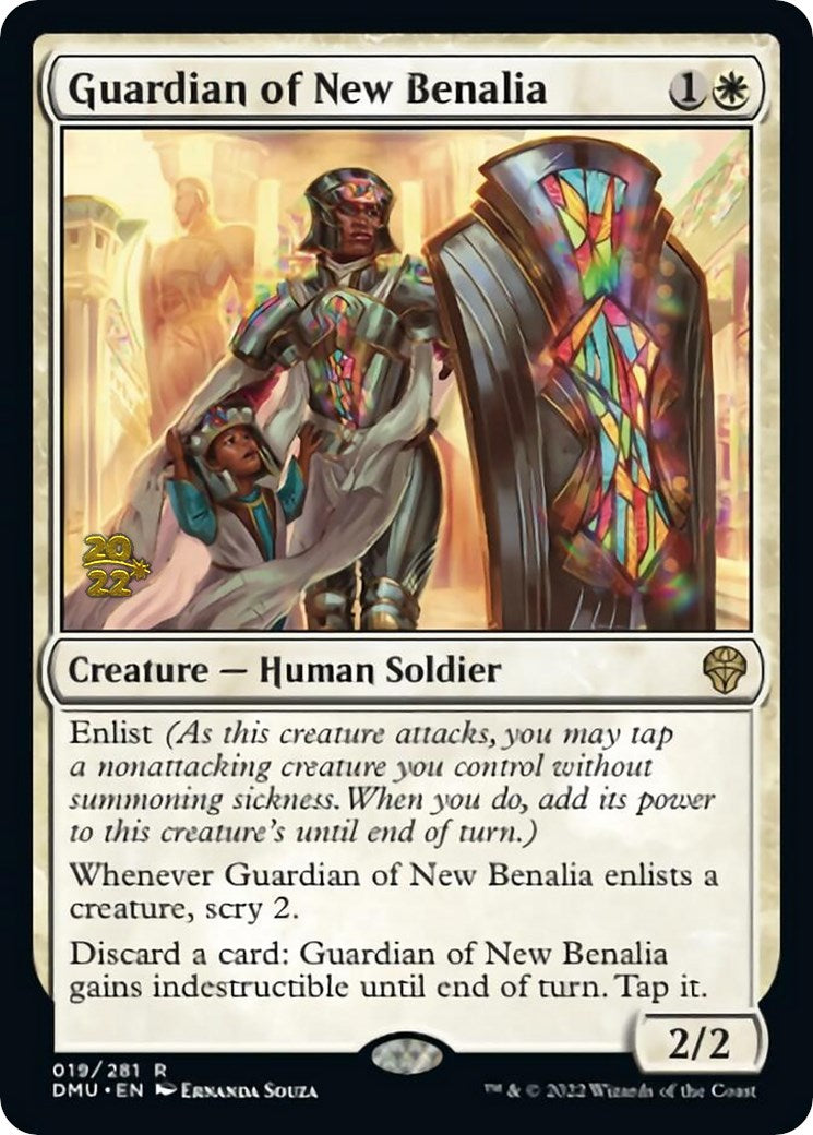 Guardian of New Benalia [Dominaria United Prerelease Promos] | Arkham Games and Comics