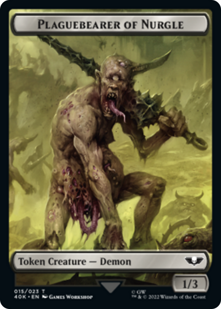 Spawn // Plaguebearer of Nurgle [Universes Beyond: Warhammer 40,000 Tokens] | Arkham Games and Comics