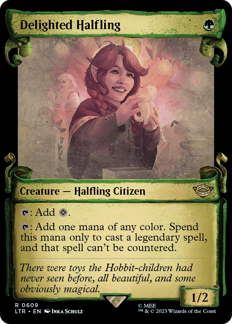 Delighted Halfling [The Lord of the Rings: Tales of Middle-Earth Showcase Scrolls] | Arkham Games and Comics