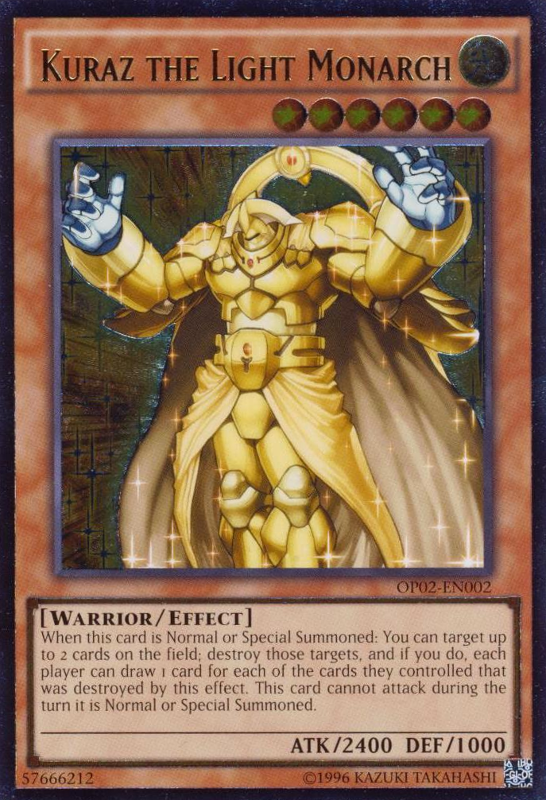 Kuraz the Light Monarch [OP02-EN002] Ultimate Rare | Arkham Games and Comics