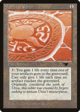 Tablet of Epityr [Antiquities] | Arkham Games and Comics