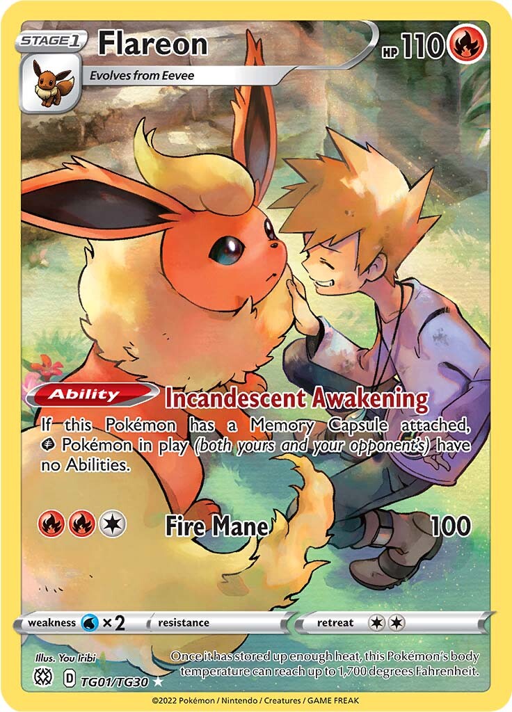 Flareon (TG01/TG30) [Sword & Shield: Brilliant Stars] | Arkham Games and Comics