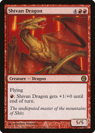 Shivan Dragon [Duels of the Planeswalkers] | Arkham Games and Comics