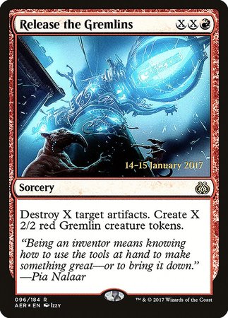 Release the Gremlins [Aether Revolt Promos] | Arkham Games and Comics