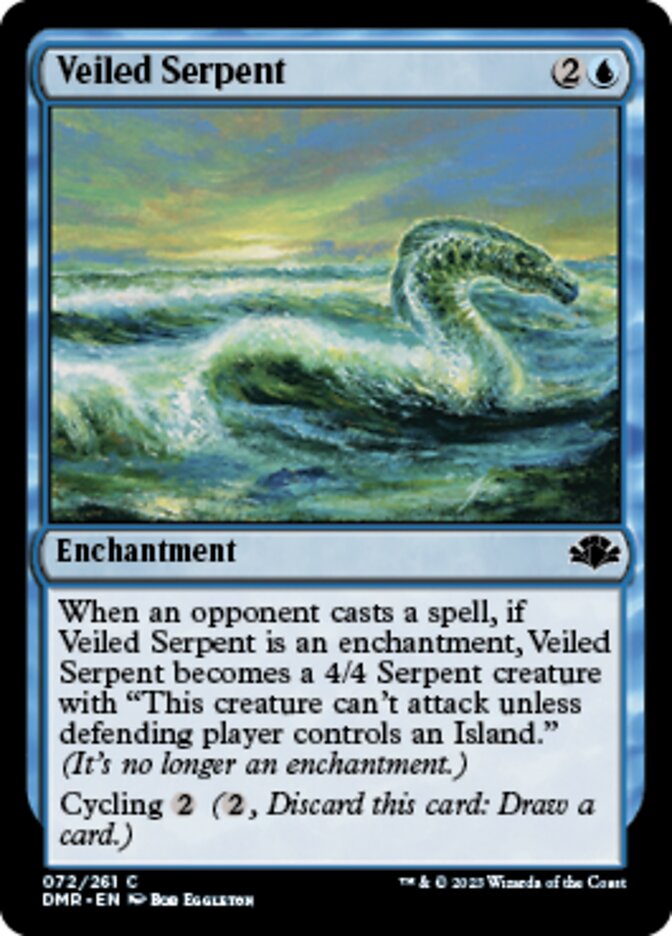 Veiled Serpent [Dominaria Remastered] | Arkham Games and Comics