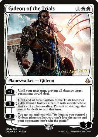 Gideon of the Trials [Amonkhet Promos] | Arkham Games and Comics