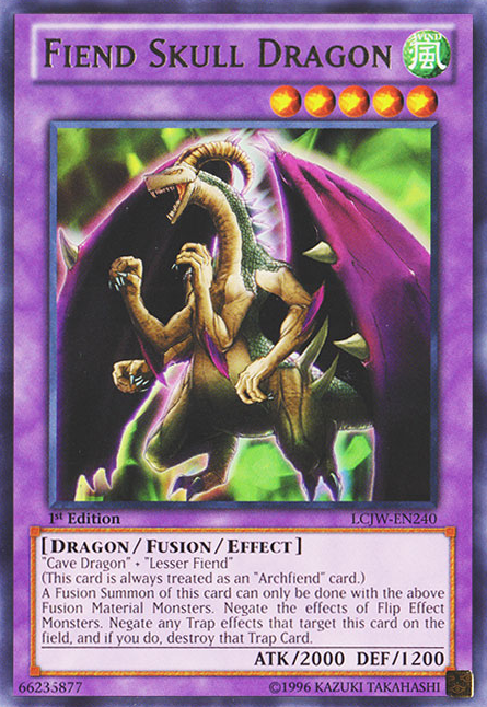 Fiend Skull Dragon [LCJW-EN240] Rare | Arkham Games and Comics