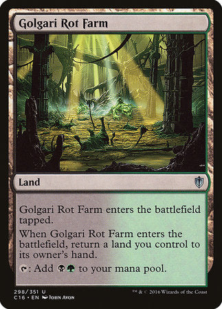 Golgari Rot Farm [Commander 2016] | Arkham Games and Comics