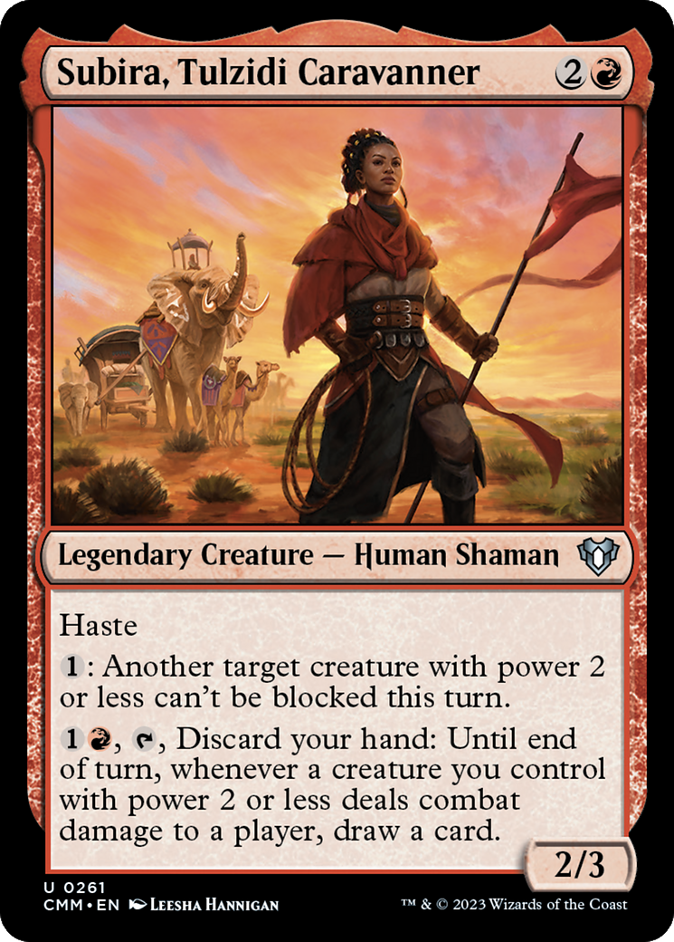 Subira, Tulzidi Caravanner [Commander Masters] | Arkham Games and Comics