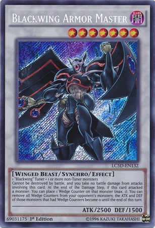 Blackwing Armor Master [LC5D-EN132] Secret Rare | Arkham Games and Comics