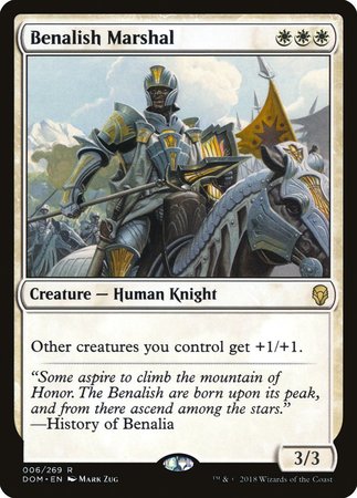 Benalish Marshal [Dominaria] | Arkham Games and Comics