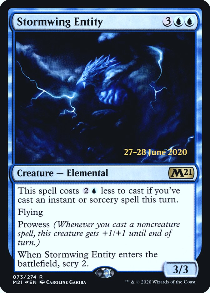 Stormwing Entity  [Core Set 2021 Prerelease Promos] | Arkham Games and Comics