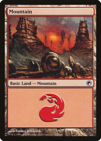 Mountain (242) [Scars of Mirrodin] | Arkham Games and Comics