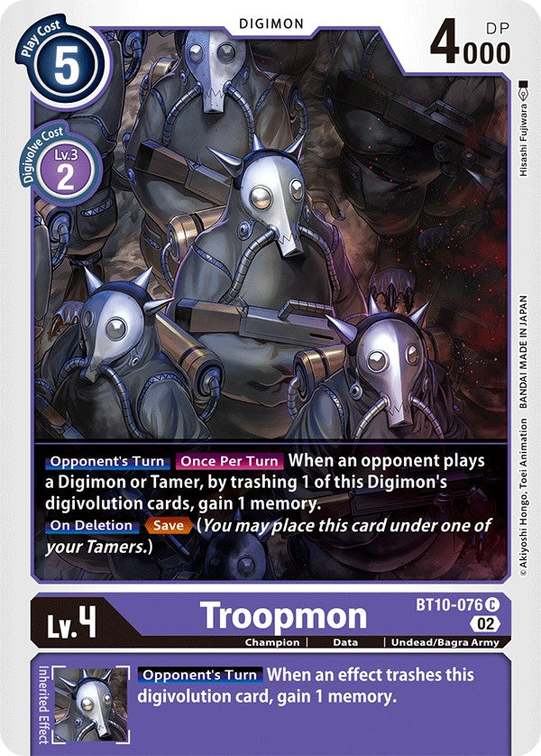 Troopmon [BT10-076] [Xros Encounter] | Arkham Games and Comics