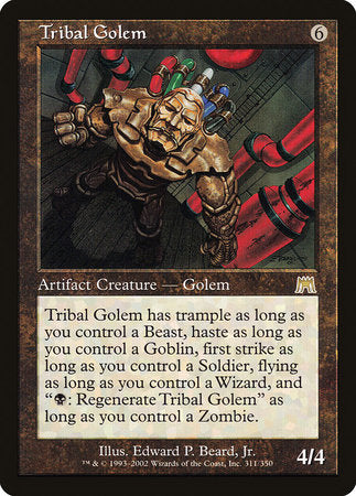 Tribal Golem [Onslaught] | Arkham Games and Comics