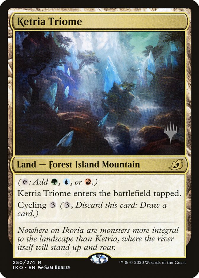 Ketria Triome (Promo Pack) [Ikoria: Lair of Behemoths Promos] | Arkham Games and Comics