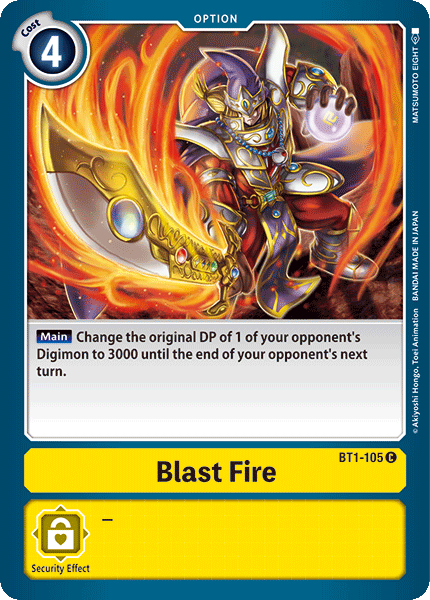 Blast Fire [BT1-105] [Release Special Booster Ver.1.0] | Arkham Games and Comics