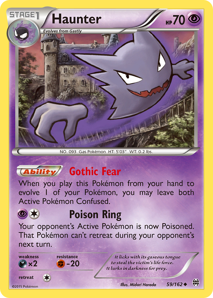 Haunter (59/162) [XY: BREAKthrough] | Arkham Games and Comics