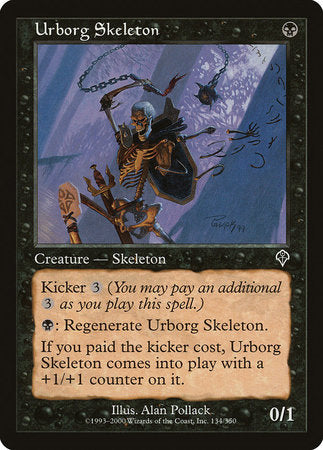 Urborg Skeleton [Invasion] | Arkham Games and Comics