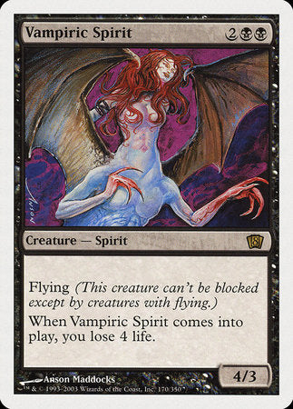 Vampiric Spirit [Eighth Edition] | Arkham Games and Comics