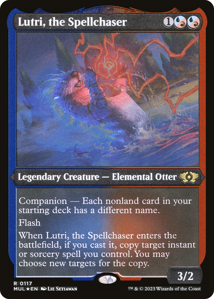 Lutri, the Spellchaser (Foil Etched) [Multiverse Legends] | Arkham Games and Comics