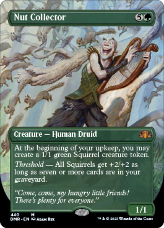 Nut Collector (Borderless Alternate Art) [Dominaria Remastered] | Arkham Games and Comics