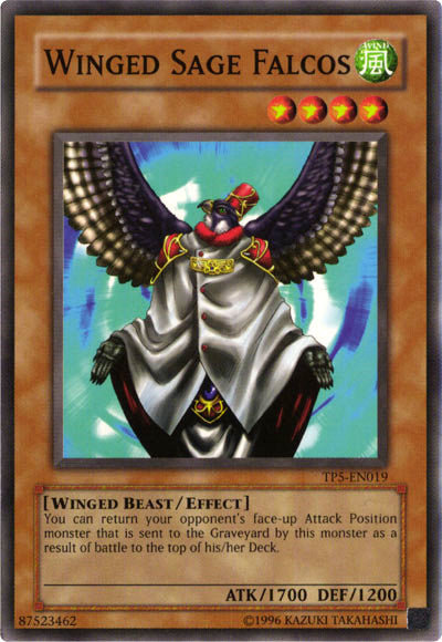 Winged Sage Falcos [TP5-EN019] Common | Arkham Games and Comics