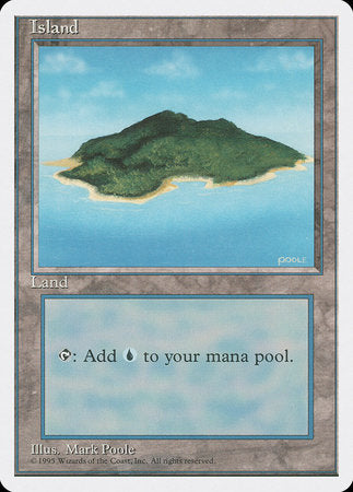 Island (B) [Fourth Edition] | Arkham Games and Comics