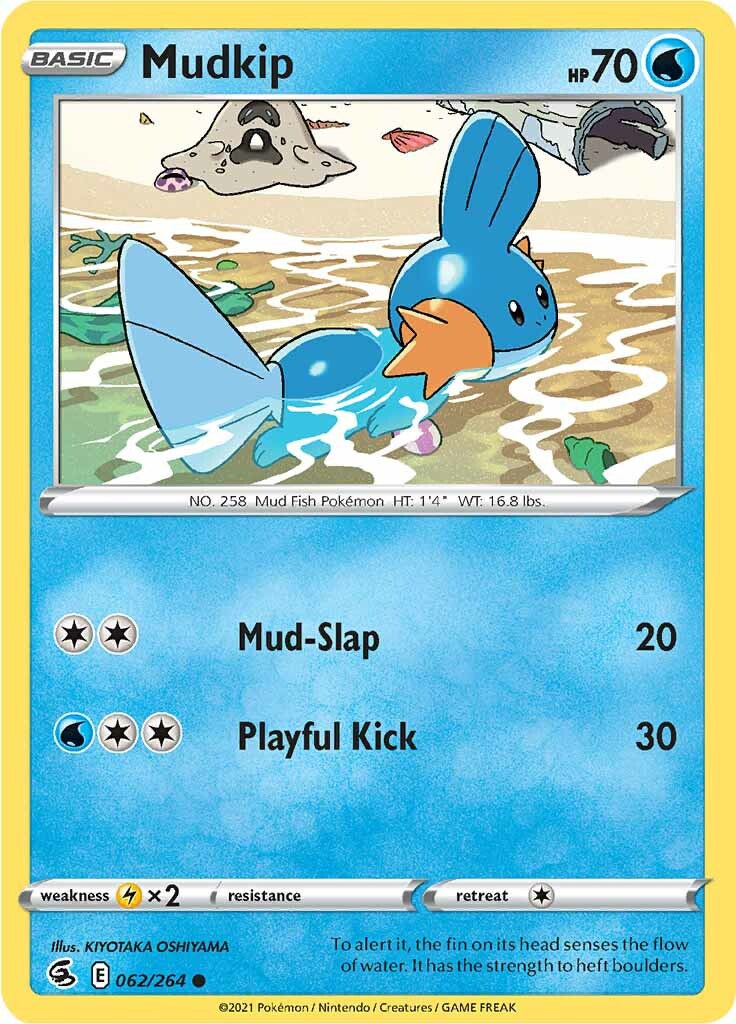 Mudkip (062/264) [Sword & Shield: Fusion Strike] | Arkham Games and Comics