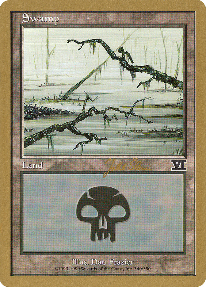 Swamp (js340b) (Jakub Slemr) [World Championship Decks 1999] | Arkham Games and Comics