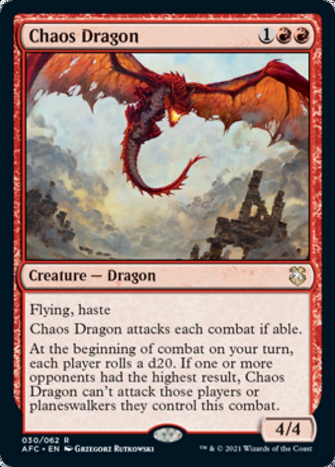 Chaos Dragon [Dungeons & Dragons: Adventures in the Forgotten Realms Commander] | Arkham Games and Comics