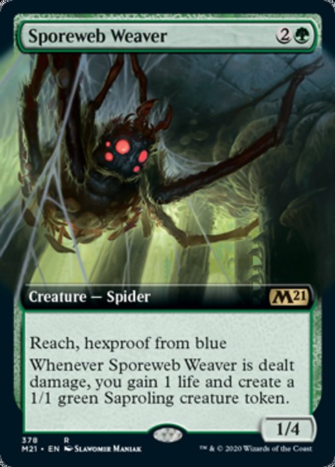 Sporeweb Weaver (Extended Art) [Core Set 2021] | Arkham Games and Comics